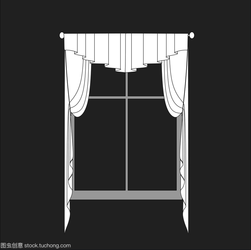 素描设计窗帘 艺术与功能的完美结合